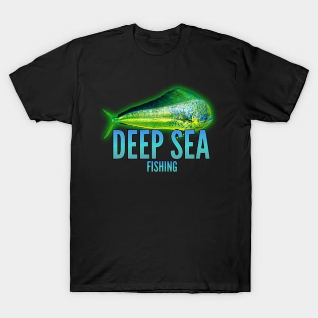 Deep sea fishing designs T-Shirt by Coreoceanart